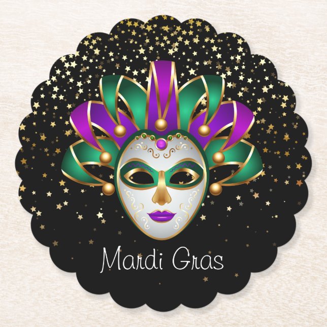Mardi Gras Papper Underlägg (Framsida)