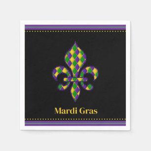 Mardi Gras Pappersservett