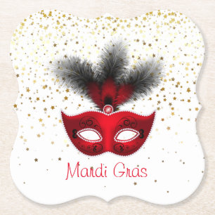 Mardi Gras Papprare Underlägg Papper