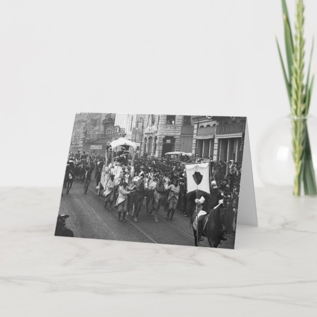 Mardi Gras parad, 1906 Kort (Framsida)