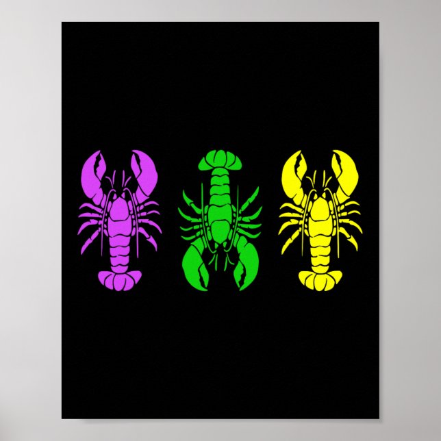 Mardi Gras Parad Carnaval Poster (Framsidan)
