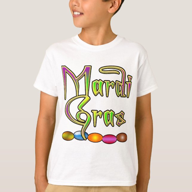Mardi Gras Pärlor Apparel Tröja (Framsida)