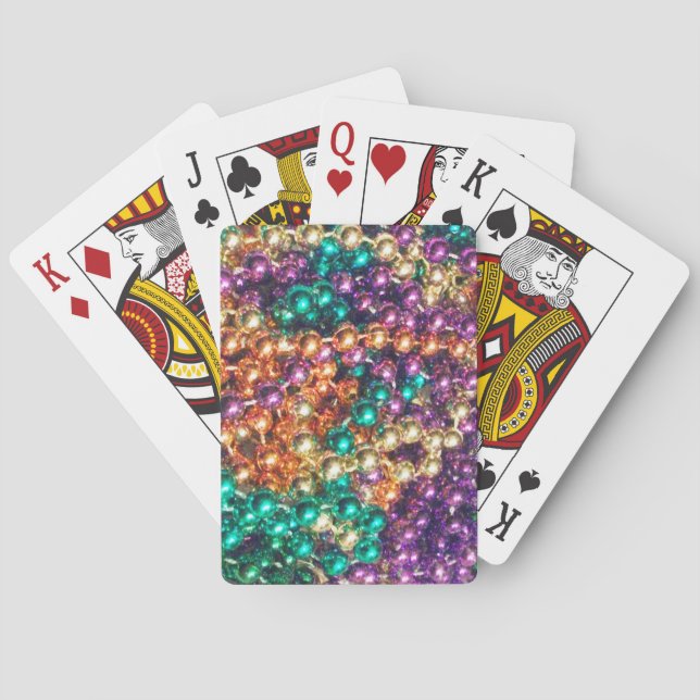 Mardi Gras Pärlor Kortlek (Baksidan)