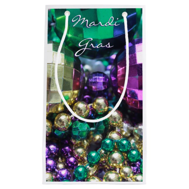 Mardi Gras Pärlor Party Favor Gift Bags (Framsidan)