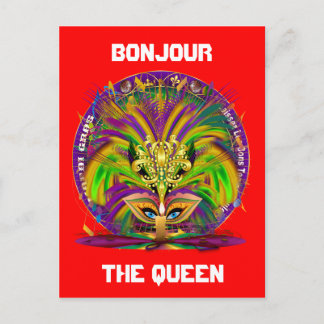 Mardi Gras Party Combo Pack-Plocka från tre utform Inbjudan Vykort