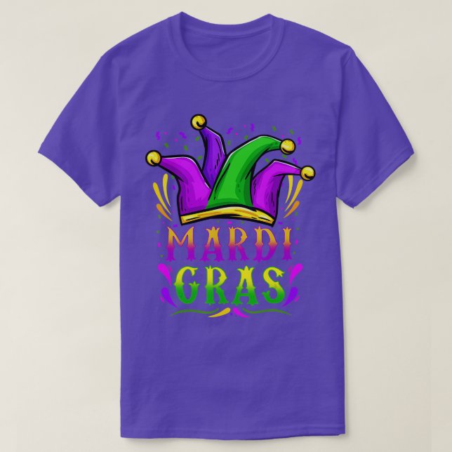 Mardi Gras Party Hat Gift T Shirt (Design framsida)