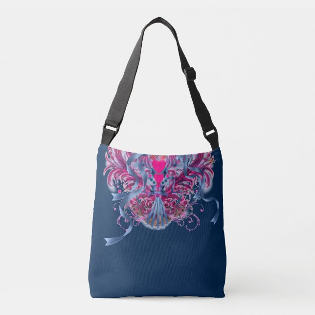 Mardi Gras partyCrossbody toto (medlet) Axelväska (Framsida)