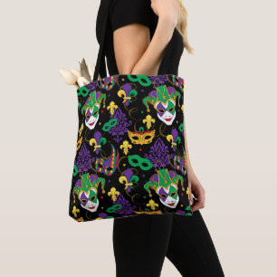 Mardi Gras Patterned Tygkasse