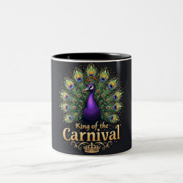 Mardi Gras Peacock Mugg