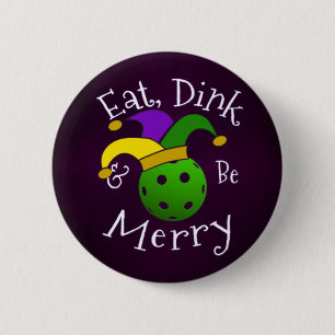 Mardi Gras Pickleball Eat Dink be Merry Knapp