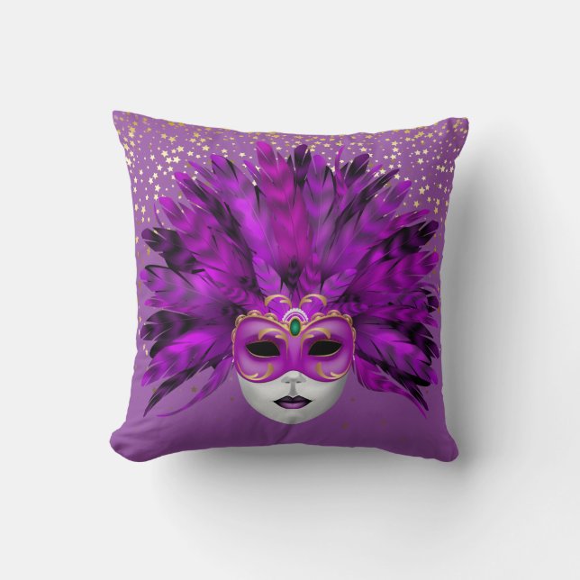 Mardi Gras Pillow Kudde (Framsida)