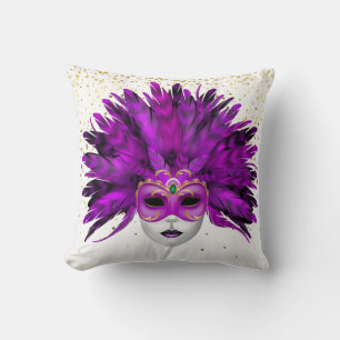 Mardi Gras Pillow Kudde