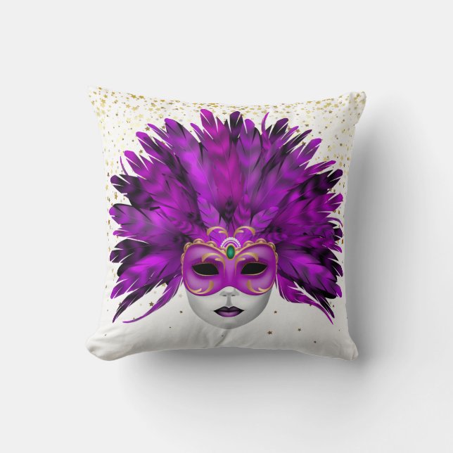Mardi Gras Pillow Kudde (Framsida)