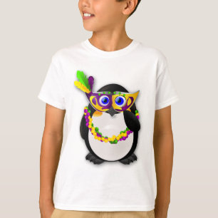 Mardi Gras pingvin T Shirt