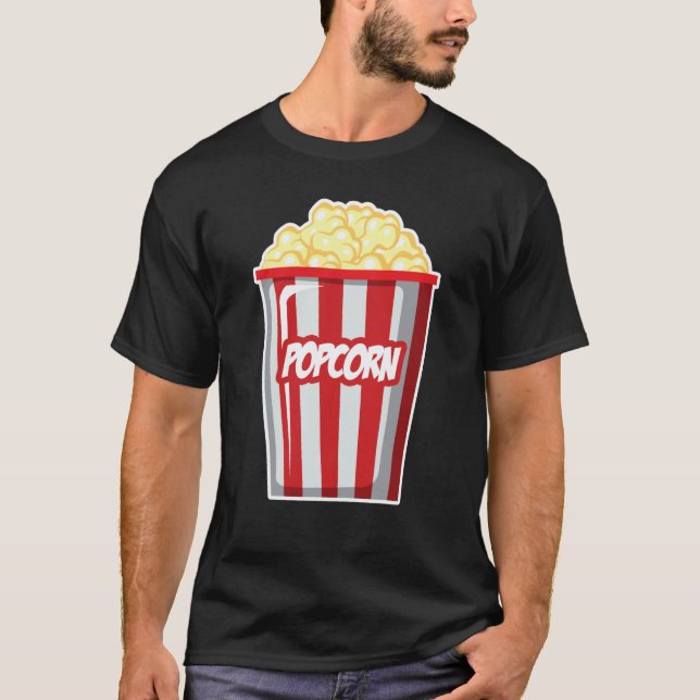 Mardi Gras popcorn costume T Shirt (Framsida)