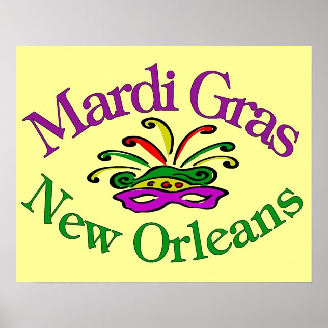 Mardi Gras Poster (Framsidan)