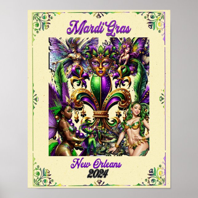 Mardi Gras Poster 2024 (Skapare uppladdad)