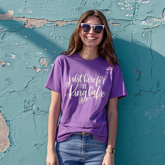 Mardi Gras precis här för Kung-kummeln T Shirt (Skapare uppladdad)