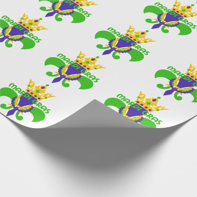 Mardi Gras Presentpapper (Hörn)