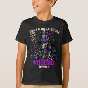 Mardi Gras Priest Top hat New Orleans Witch Doktor T Shirt