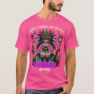 Mardi Gras Priestess Women New Orleans Witch Docto T Shirt