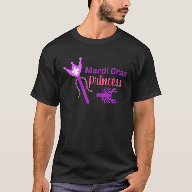 Mardi Gras Princess Mardi Gras Costume Celebrate C T Shirt (Framsida)