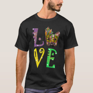 Mardi Gras Pug Hund Funny Puppy 1 T Shirt