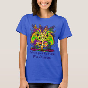 Mardi Gras Queen 3 visar anteckningar nedan T Shirt
