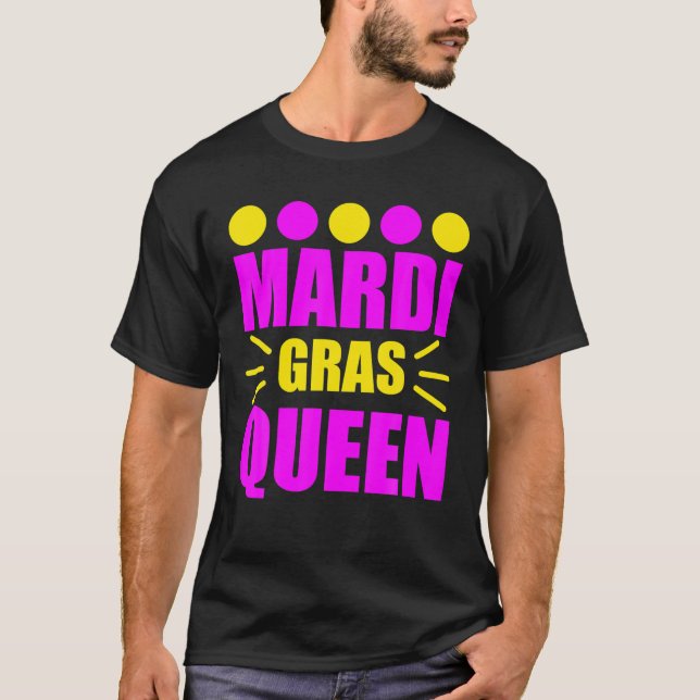 Mardi Gras Queen Essential T Shirt (Framsida)