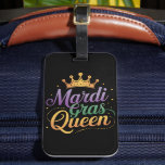 Mardi Gras Queen Parad Costume Party Bagagebricka<br><div class="desc">Mardi Gras Queen Parad Costume Party</div>