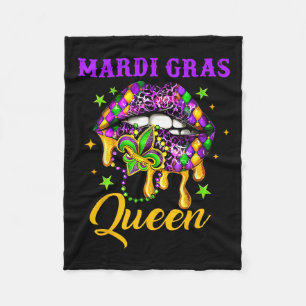Mardi Gras Queen Parad Costume Party Women Gift M Fleecefilt