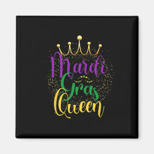 Mardi Gras Queen Parad Costume Party Women Gift M Magnet