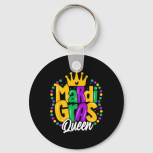 Mardi Gras Queen Womens Mardi Gras Nyckelring