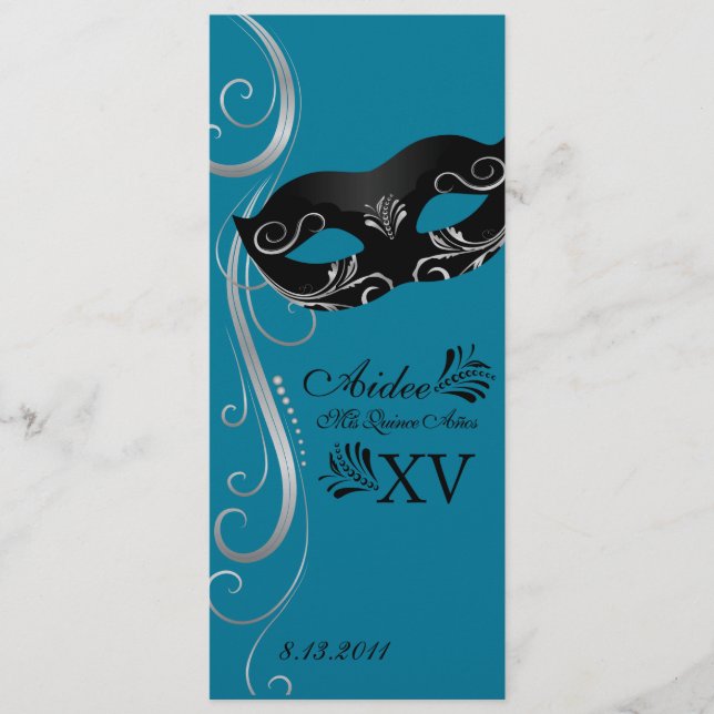 Mardi Gras Quince Program (Framsida)