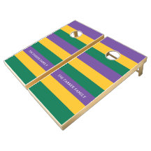 Mardi Gras Rand Anpassningsbar Natural Wood Cornhå