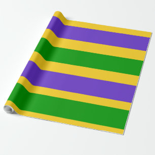 Mardi Gras Rand Färger Presentpapper