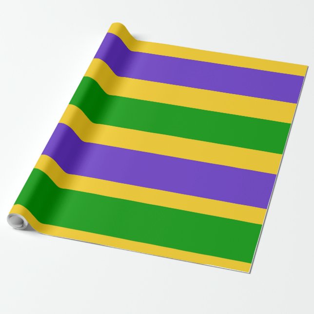 Mardi Gras Rand Presentpapper (Utrullad)