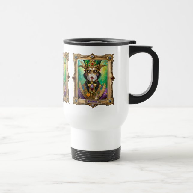 Mardi Gras Realm Porträtt - Kung Resemugg (Höger)