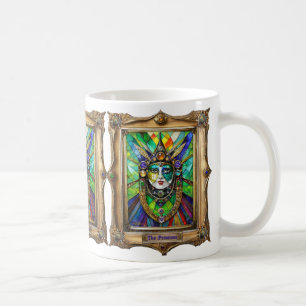 Mardi Gras Realm Porträtt - Priestess Kaffemugg