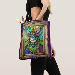 Mardi Gras Realm Porträtt - Priestess Tygkasse