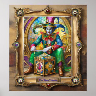Mardi Gras Realm Porträtt - Time Traveler Poster