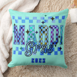 Mardi Gras Red Black Kudde