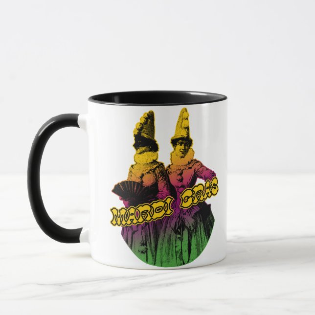 Mardi Gras Revelers Mugg (Vänster)