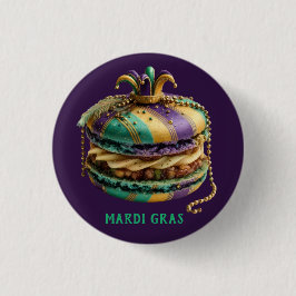 Mardi Gras Royal Macaron Knapp