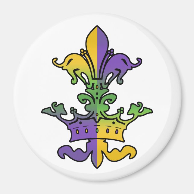 Mardi Gras Royalty Magnet (Framsidan)