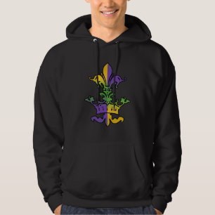 Mardi Gras royalty Sweatshirt Med Luva
