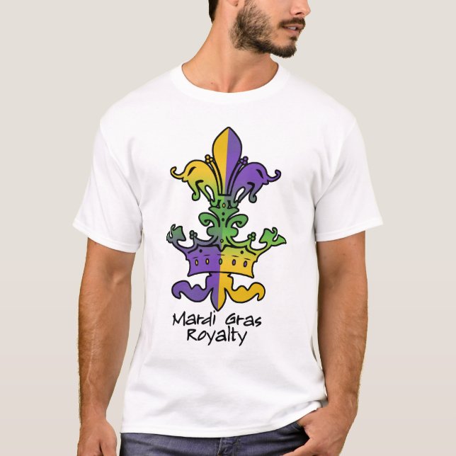 Mardi Gras royalty T Shirt (Framsida)