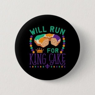 Mardi Gras Running Funny Will Springa för Kung Cak Knapp