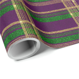 Mardi Gras-rutigt Presentpapper