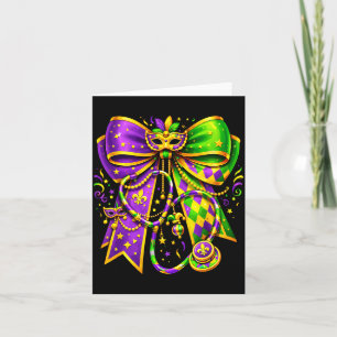 Mardi Gras-sjuksköterska Stetoskop Coquette Bow Ma Kort